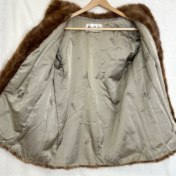 VTG Real Mink Fur Coat Maas Brothers Florida - Picture 12 of 16